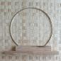 Preview: DIY Aufsteller Holzständer Holzklötzchen mit Loop Ring 20 cm